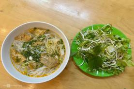 Bún chả cá - món ăn thanh mát cho khách ghé Quy Nhơn