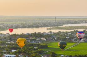 Cố đô Huế nhìn từ khinh khí cầu