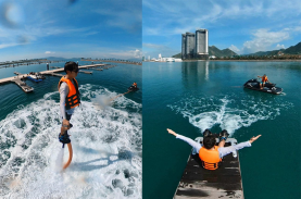 'Bay' trên mặt nước với trải nghiệm flyboard