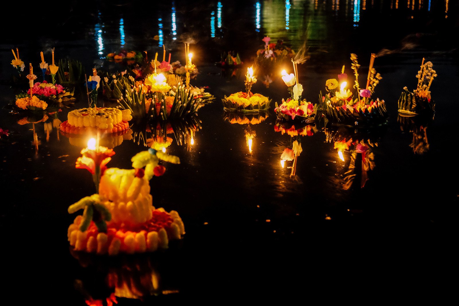 Sukhothai được cho là nơi khai sinh của lễ hội thả hoa đăng Loy Krathong