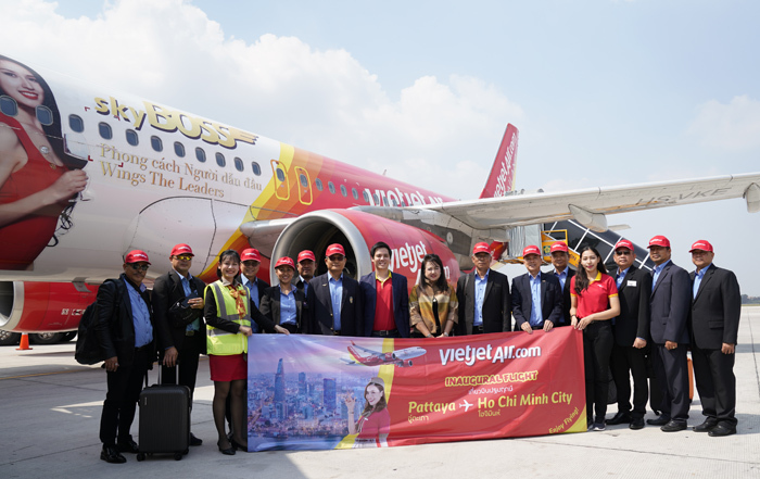 Vietjet khai trương đường bay thẳng TP HCM - Pattaya