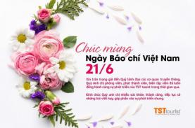 TST tourist chúc mừng ngày Báo chí Việt Nam 21/6